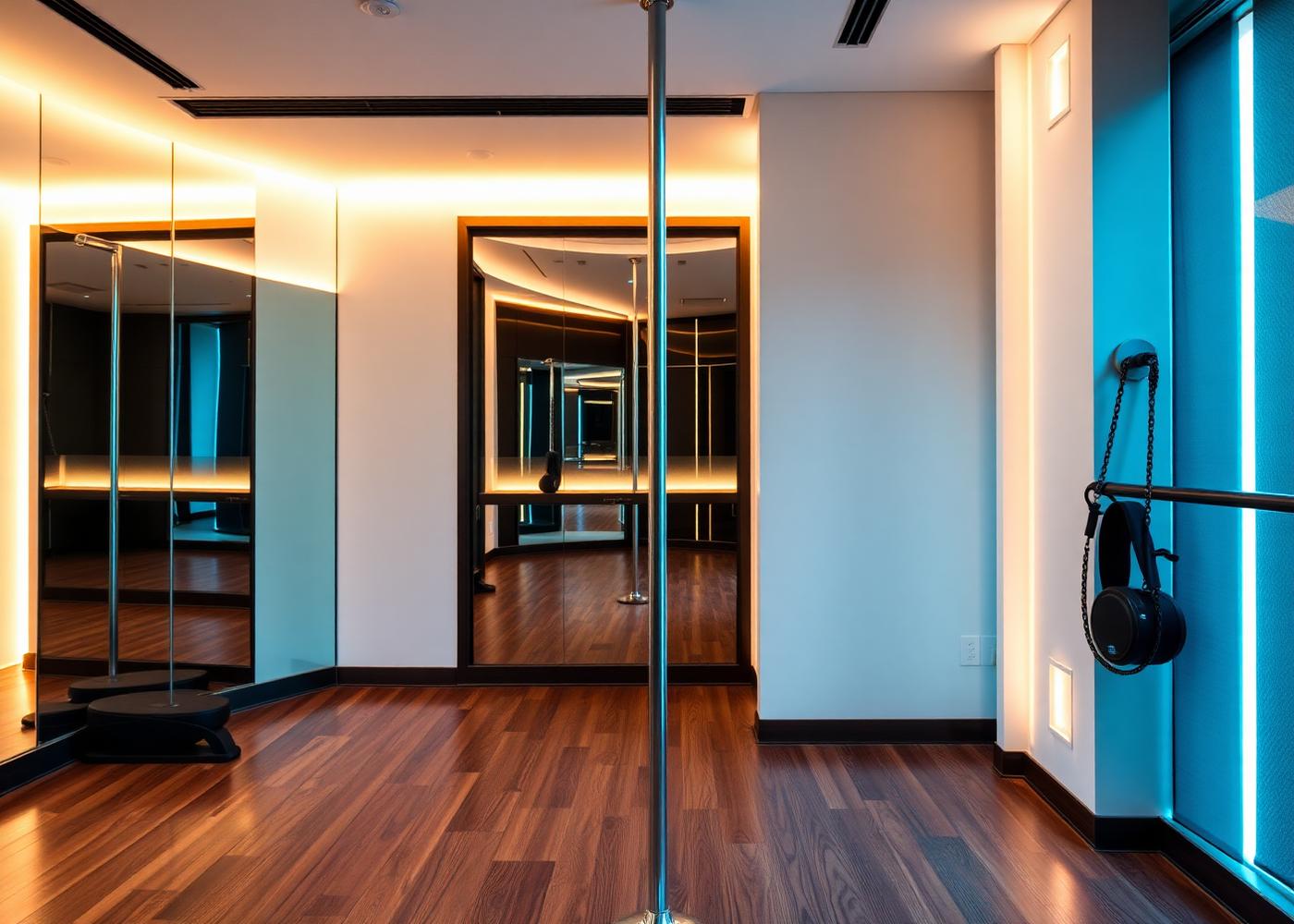 Home fitness studio