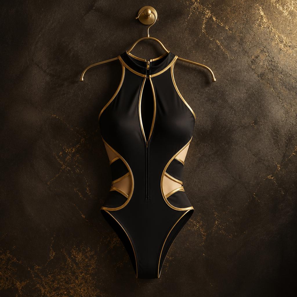 Sculpted Cut-Out Bodysuit